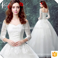 Chic top quality fashion cap sleeve tulle ball gown wedding dress
